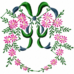 Flowers And Tree Embroidery Design 7 Flowers And Tree Embroidery Design 7